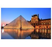 Affiche Pyramide du louvre - 60x40cm - Made in France - Made in France - 60x40