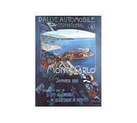Affiche rectangulaire Monaco 1912