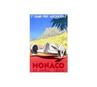 EDITIONS CLOUET Affiche rectangulaire Monaco 1935 G