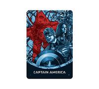 Affiche rétro Captain America Steve Rogers Chris Evans Movie 70 en métal - Art rétro chic - Peinture sur fer - Bar People Cave Famille Garage - Décoration murale 30 x 20 cm