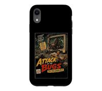 Affiche rétro de Film de Science-Fiction L'Attaque des Bugs Coque pour iPhone XR