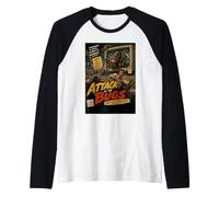 Affiche rétro de Film de Science-Fiction L'Attaque des Bugs Manche Raglan