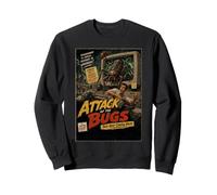 Affiche rétro de Film de Science-Fiction L'Attaque des Bugs Sweatshirt