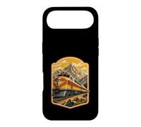 Affiche rétro de Voyage en Train de Montagnes Coque pour iPhone Air