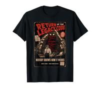 Affiche rétro du Film Return of The Legacy Code développeur Informatique T-Shirt