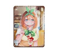 Affiche rétro en métal avec inscription « The Quintessential Quintuplets » de Nakano Yotsuba 1 - Décoration murale - 30 x 40 cm