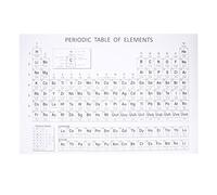 Affiche Scolaire du Tableau Périodique Chimie 1pc en Soie