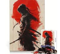 Affiche Shinobi ou Ninja, Puzzle de 1000 pièces pour Adultes, Jeu de réflexion, Calme et détente, décoration Murale aux Lignes épurées 38x26cm