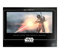 Affiche - Stra Wars - Battle With The Bounty Hunter - 21x19,7cm G