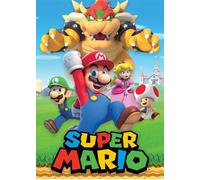 Affiche Super Mario - Décoration murale - 61x91,5cm - Rectangulaire - Intérieur - Mixte