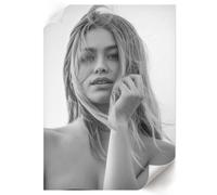 Affiche sur Toile 59,4x84 cm| Format A1 | beauté en noir et blanc