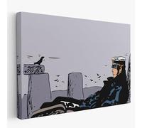 Affiche sur toile sans cadre, Corto Maltese Menir reproduction artistique décoration intérieure maison 30x42cm