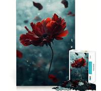 Affiche surréaliste Pétales de l'infini Puzzle de 1000 pièces pour Adolescents Jeu de logique Stimulant, détente et créativité Idée Cadeau d'anniversaire 38x26cm