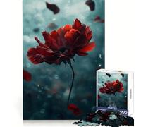 Affiche surréaliste Pétales de l'infini Puzzle de 1000 pièces pour Adolescents Jeu de logique Stimulant, détente et créativité Idée Cadeau d'anniversaire 38x26cm