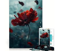 Affiche surréaliste Pétales de l'infini, Puzzle de 1000 pièces pour Adolescents, Jeu de réflexion et de complicité, pièce de Collection découpée avec précision 38x52cm