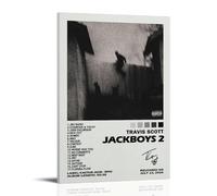 Affiche Travis Scott Jackboys 2 pour décoration murale en toile pour chambre - Art mural esthétique 30 x 45 cm