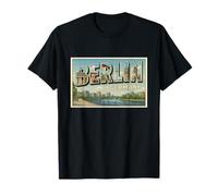 Affiche Vintage Berlin Allemagne 50s Souvenir de Voyage Art Graphique T-Shirt