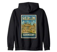 Affiche Vintage Berlin City Germany - Souvenir - Art Graphique Sweat à Capuche
