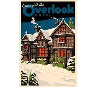Affiche vintage « Come Visit The Overlook Hotel » pour décoration murale 50,8 x 76,2 cm
