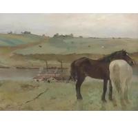 Affiche Vintage De Cheval, Peinture Sur Toile, Animaux De La Ferme, Impressions Équestres, Photos De Ferme Pour Salon, Décoration D'Intérieur, Format A4 60X80Cm Sans Cadre