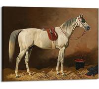 Affiche Vintage De Cheval Sur Toile, Peinture De Ferme, Art Équestre Antique, Images Murales, Pour Décoration De Salon Rustique, 50x70 Cm, Sans Cadre