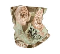 Affiche Vintage De Paris avec La Tour Eiffel Unisexe Cache Cou Anti-Solaire Tour De Cou Douce Bandeau pour Pêche Moto Hiver Cyclisme