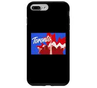 Affiche Vintage de Voyage de Toronto City Skyline Canada Coque pour iPhone 7 Plus/8 Plus
