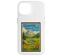 Affiche vintage des années 50 Parc national de la Vanoise Coque pour iPhone 14
