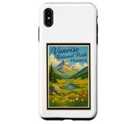 Affiche vintage des années 50 Parc national de la Vanoise Coque pour iPhone XS Max