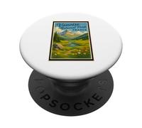 Affiche vintage des années 50 Parc national de la Vanoise PopSockets PopGrip Adhésif