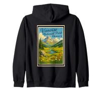 Affiche vintage des années 50 Parc national de la Vanoise Sweat à Capuche
