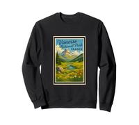 Affiche vintage des années 50 Parc national de la Vanoise Sweatshirt