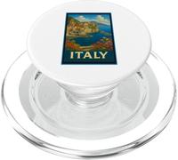 Affiche vintage des années 50 sur la Riviera italienne Amalfi PopSockets PopGrip pour MagSafe