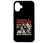 Affiche Vintage du Film La Revenge of The Paper Cuts Halloween Coque pour iPhone 16 Plus