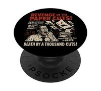 Affiche Vintage du Film La Revenge of The Paper Cuts Halloween PopSockets PopGrip Adhésif