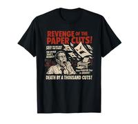 Affiche Vintage du Film La Revenge of The Paper Cuts Halloween T-Shirt