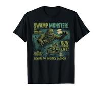 Affiche Vintage du Film Monstre des Marais Halloween T-Shirt