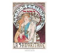 Affiche Vintage Mucha - La Samaritaine par Mucha - Poster Décoration Murale A3+ (32 x 45 cm) pour embellir et donner une touche Déco à votre Intérieur.