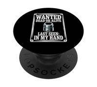 Affiche Wanted 10 mm Socket Meme Car Guy Funny Mechanic PopSockets PopGrip Adhésif