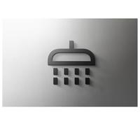 Affiche Wc Plaque de signalisation de toilette en or noir 3D, étiquette murale de porte de salle de bain, support de WC, panneau de signalisation, décoration de salle de bain d'hôtel(17,Grey 18x11cm)