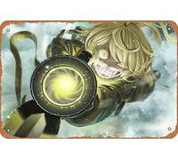 Affiche Youjo Senki Tanya Degurechaff - Décoration murale rétro en métal - 20,3 x 30,5 cm