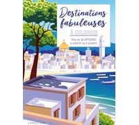 Affiches à colorier : Destinations fabuleuses - Collectif - Larousse - broché - Livre-jeu