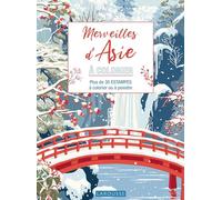 Affiches à colorier : Merveilles d'Asie