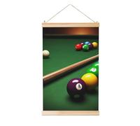 Affiches à suspendre, impressions sur toile, peinture de billard, bannière murale, œuvre d'art moderne, prête à être accrochée, 30,5 x 45,7 cm