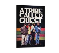 Affiches « A Tribe Called Quest » - Impression sur toile vintage - Décoration pour salon, chambre à coucher - 30 x 45 cm - Style cadre