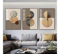 Affiches d'art,3 Pièces-Impressions D'Art Abstrait Affiches Formes Géométriques Aléatoires Images Œuvres D'Art Salon Cuisine Bureau Chambre Coucher Décoration de Maison-40*60cm/16*24 pouce(sans cadre)