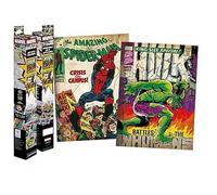 Pyramid International Ensemble d'affiches Marvel Couvertures de comics Spider-Man et Hulk 52 x 38 cm
