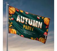Affiches de dortoir universitaire pour gars, fête d'automne le 1er octobre 2023. Drapeaux pour dortoirs, drapeaux de jardin pour l'extérieur (30 x 45 cm)