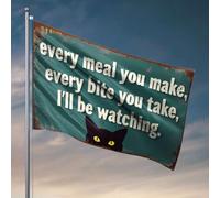 Affiches de dortoir universitaire pour les gars Every Meal You Make, Every Bite You Take, I'Ll Be Watching. Drapeaux pour dortoirs, drapeaux de jardin pour l'extérieur (30 x 45 cm)