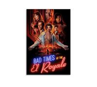 Affiches de film « Bad Times at The El Royale2 » - Affiches décoratives sur toile - Affiches murales et impressions d'art modernes pour la décoration de la chambre à coucher - 20 x 30 cm - Style sans
